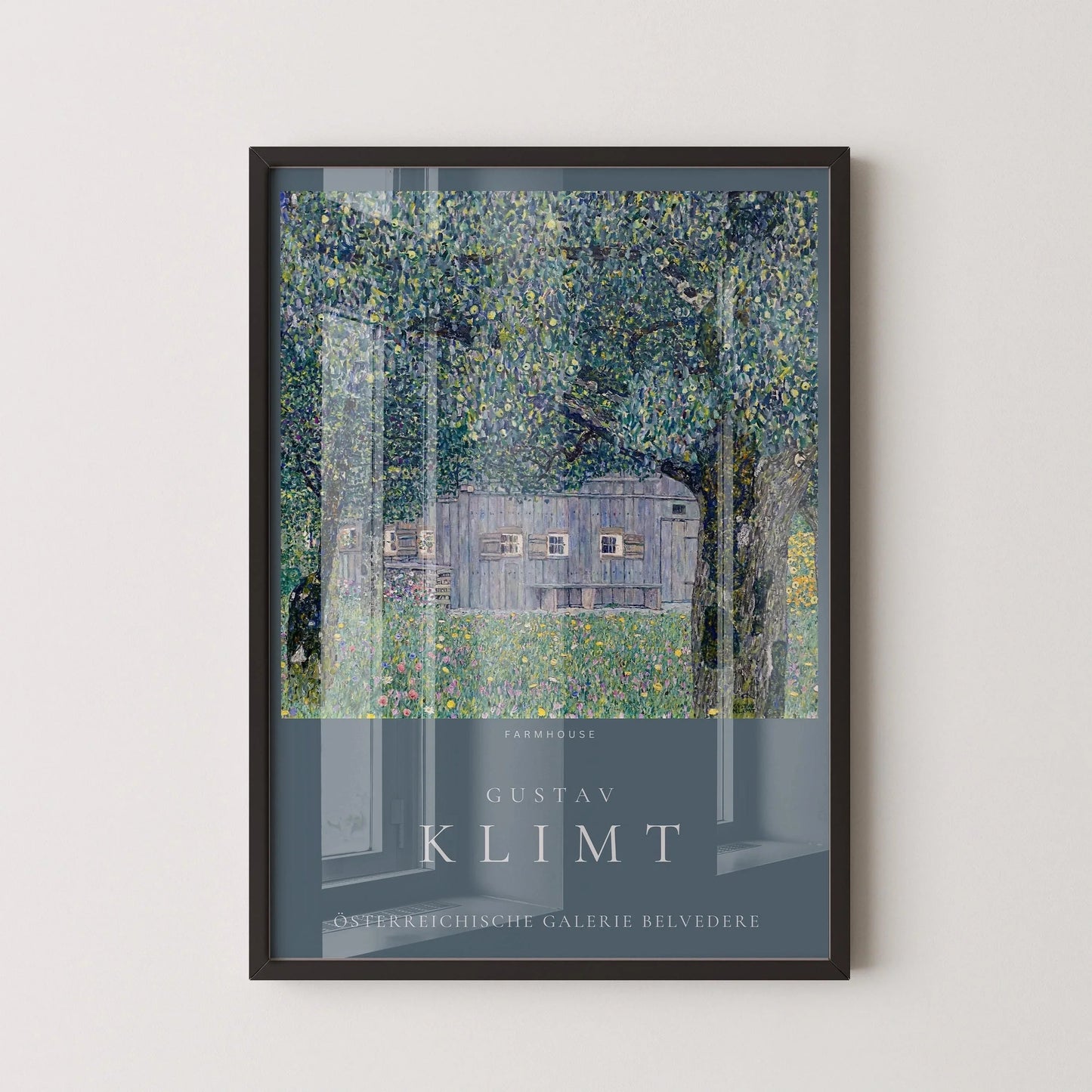 Gustav Klimt - Farmhouse | Famous Vintage Painting (available handframed or unframed)