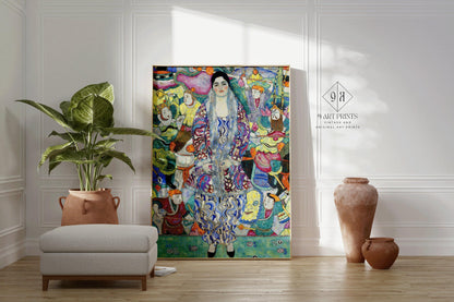 Gustav Klimt - Frederike Maria Bauer | Famous Vintage Painting (available handframed or unframed)