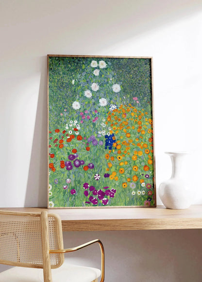 Gustav Klimt - Garden | Famous Vintage Painting (available handframed or unframed)
