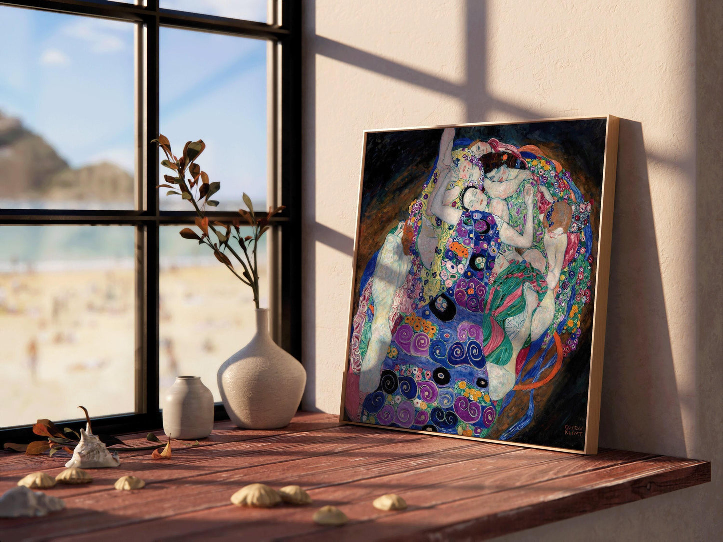 Gustav Klimt - The Virgin | Famous Vintage Painting (available handframed or unframed) 1x1