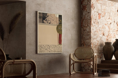 Gustav Klimt - Vienna Secession | Famous Vintage Art Exhibition Poster (available handframed or unframed)