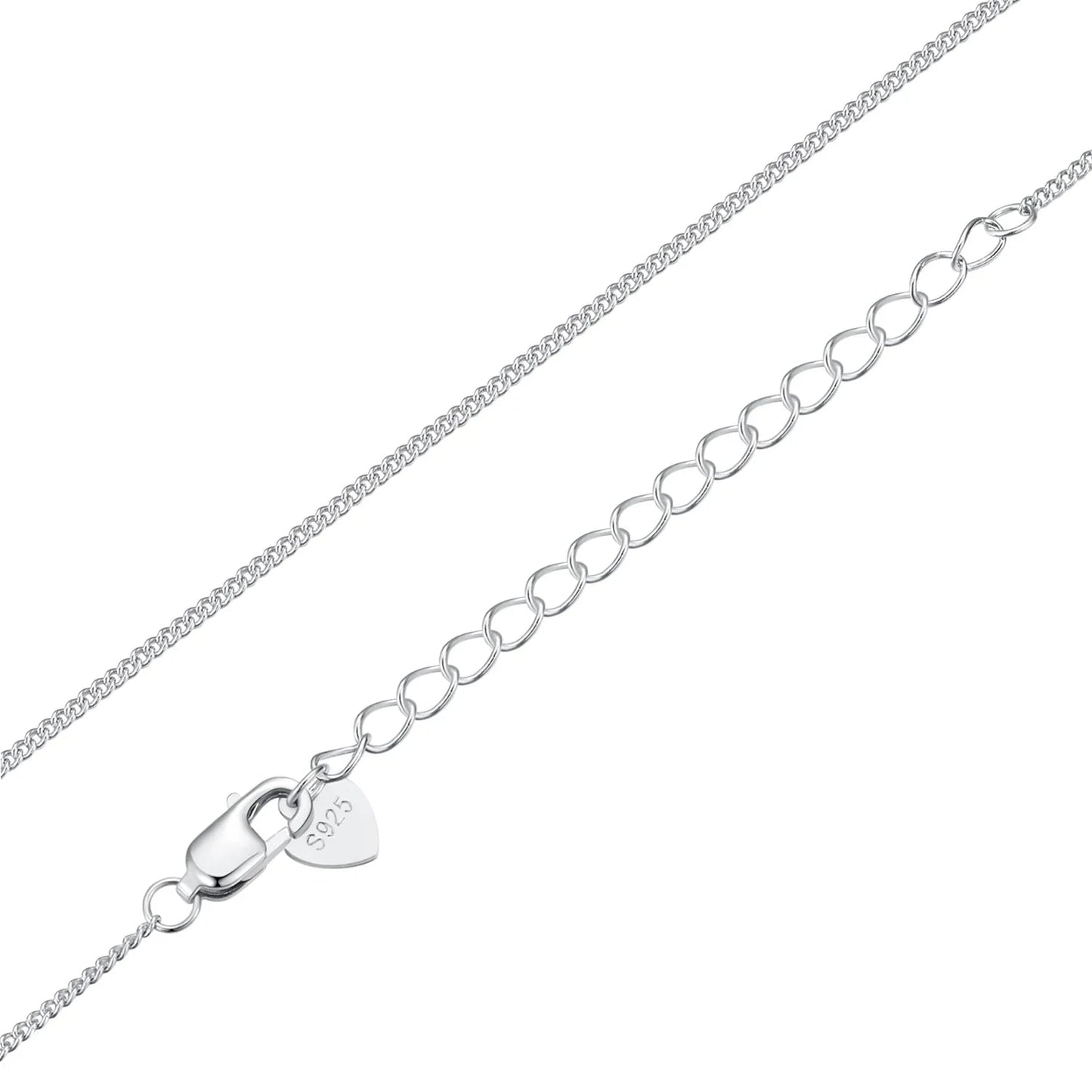 Timeless Elegance: 925 Sterling Silver Adjustable Necklace Chain For Women