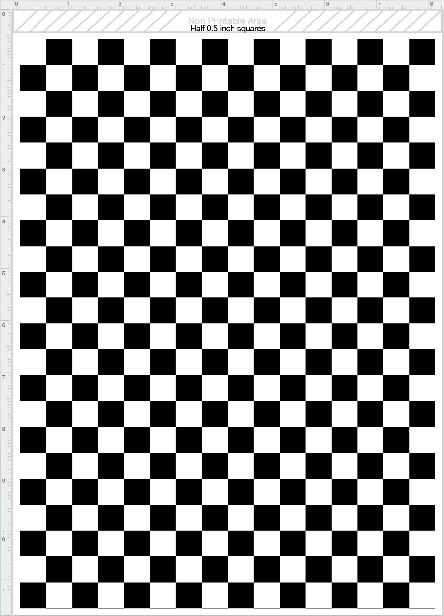 Edible Checker Pattern Sheet - Black White Squares Cake Topper