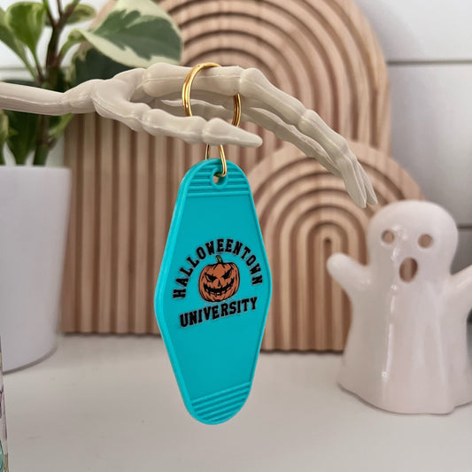 Halloween Town University Keychain