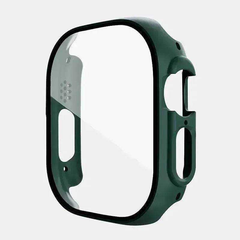 Film de protection intégré anti-rayures pour boîtier de montre connectée, compatible avec Apple Watch