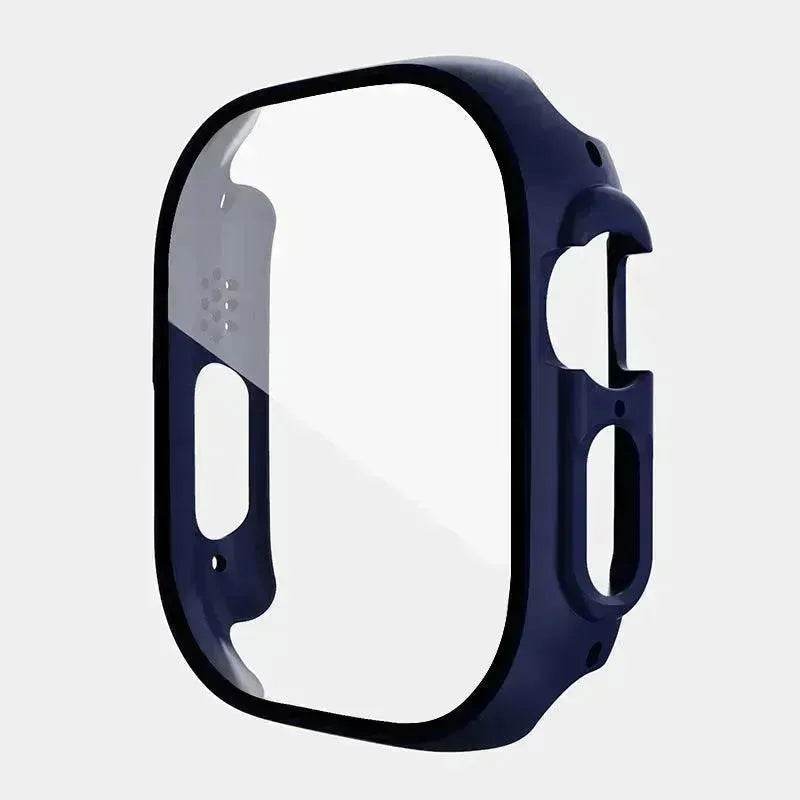 Film de protection intégré anti-rayures pour boîtier de montre connectée, compatible avec Apple Watch