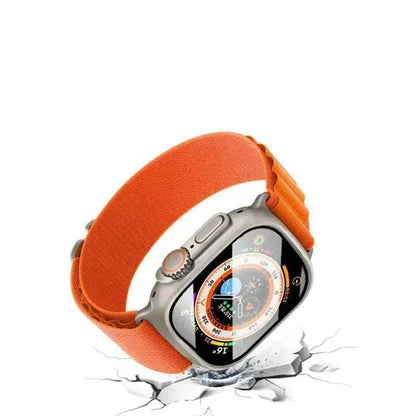 Film de protection intégré anti-rayures pour boîtier de montre connectée, compatible avec Apple Watch