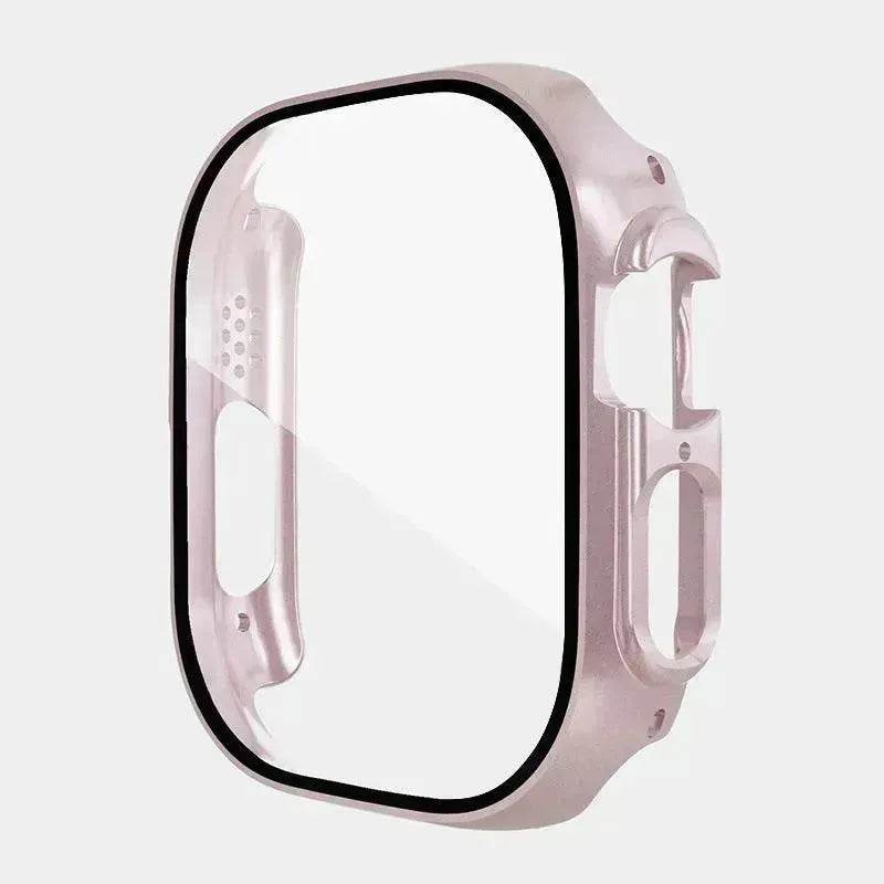Film de protection intégré anti-rayures pour boîtier de montre connectée, compatible avec Apple Watch