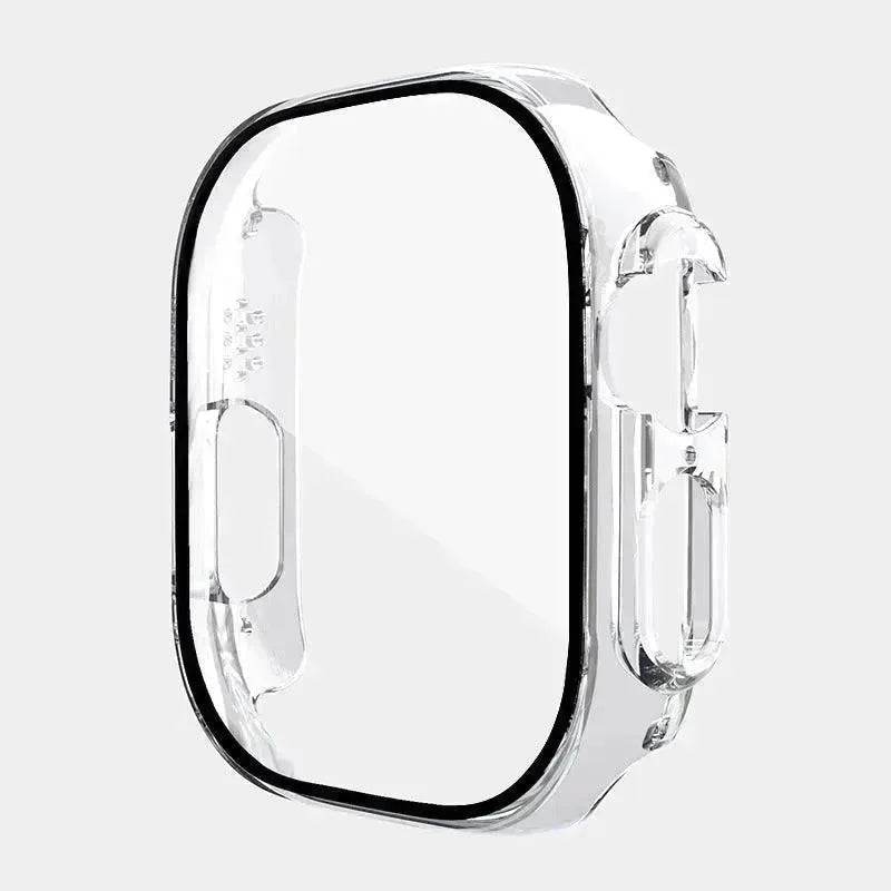 Film de protection intégré anti-rayures pour boîtier de montre connectée, compatible avec Apple Watch