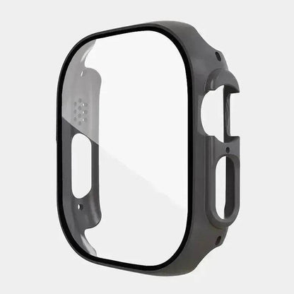 Film de protection intégré anti-rayures pour boîtier de montre connectée, compatible avec Apple Watch