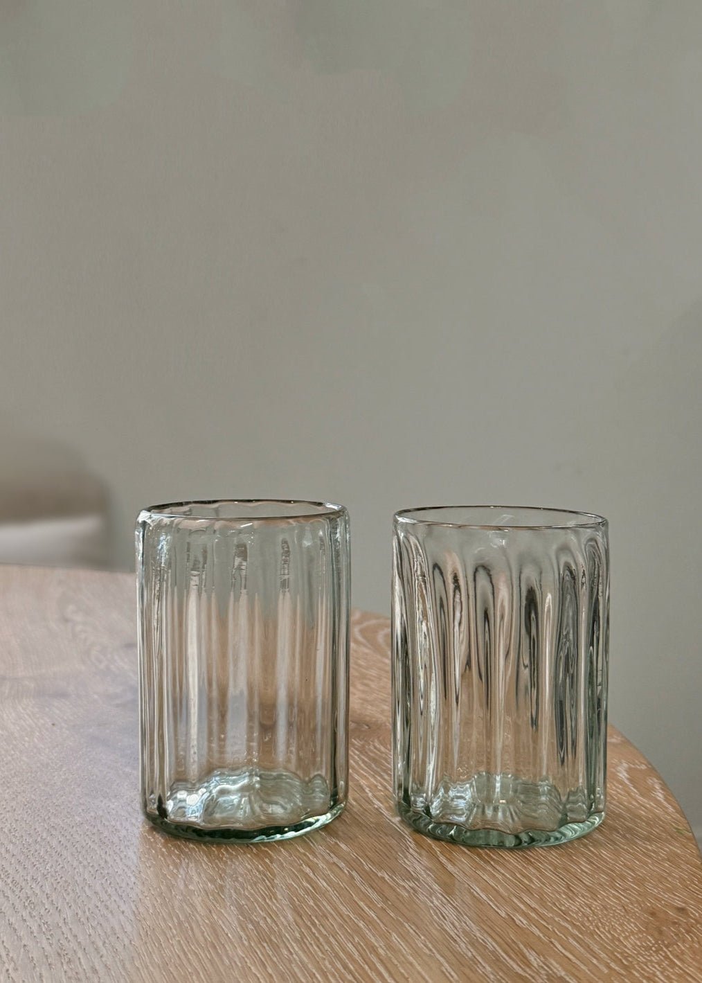 Handblown Fluted Tumbler