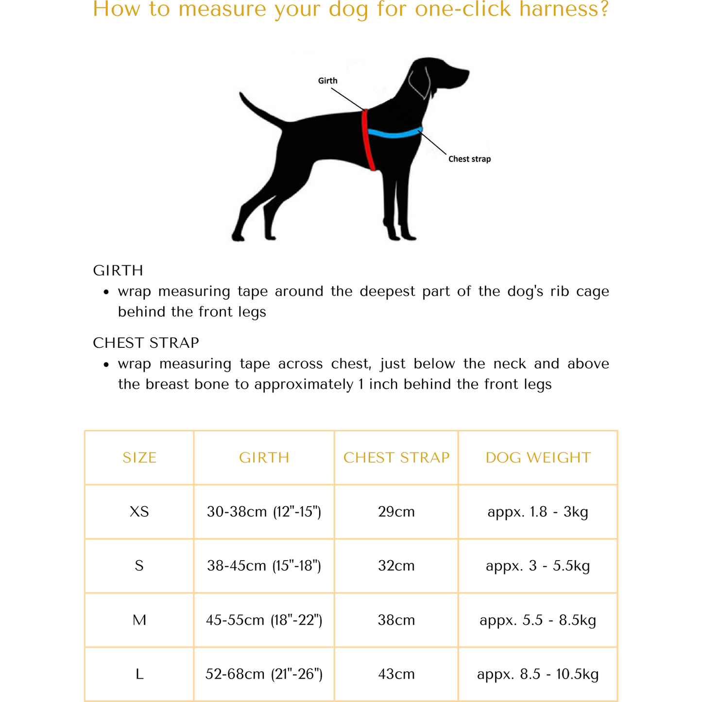 Harnais pour chien Elite One-Click
