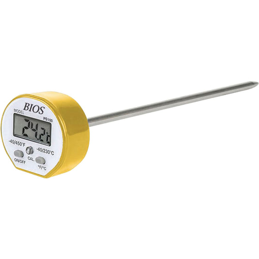 Thermomètres à tige, à contact, numériques, -40-450°F (-40-230°C)