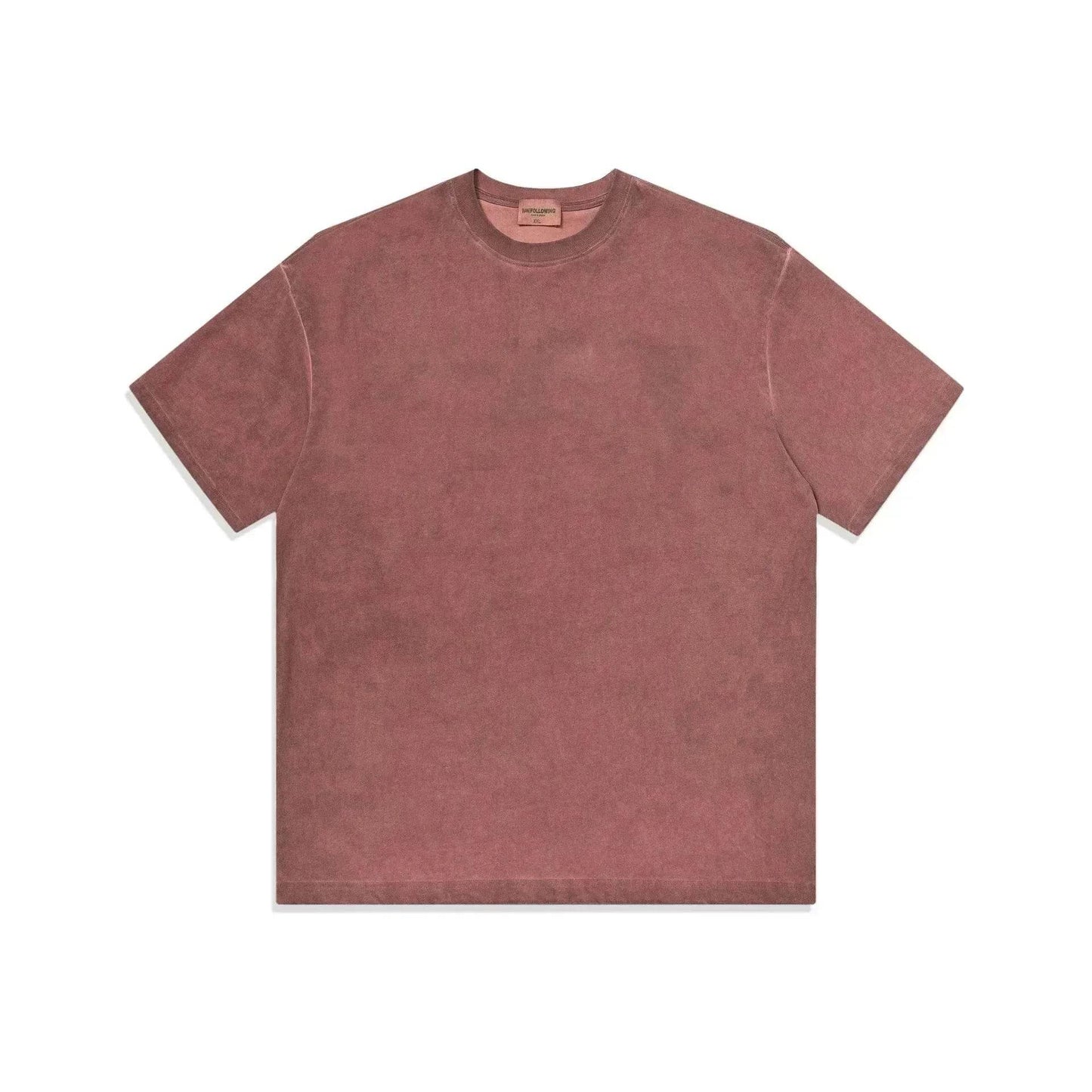 Heavy Dirty Washed Old Loose Double Yarn Cotton Short Sleeve