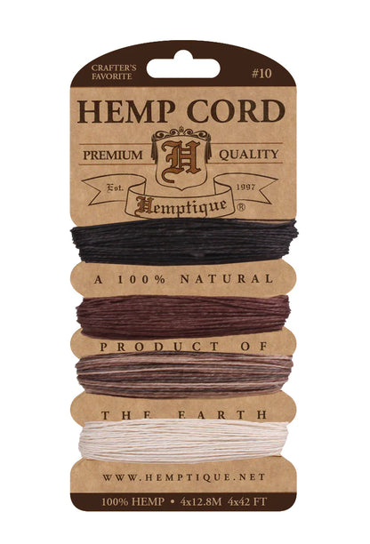 Hemptique #10 Hemp Cord Card Set