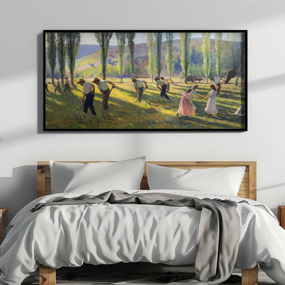 Henri Martin Impressionist Art Print: Summer Landscape, Tranquil Vintage Painting
