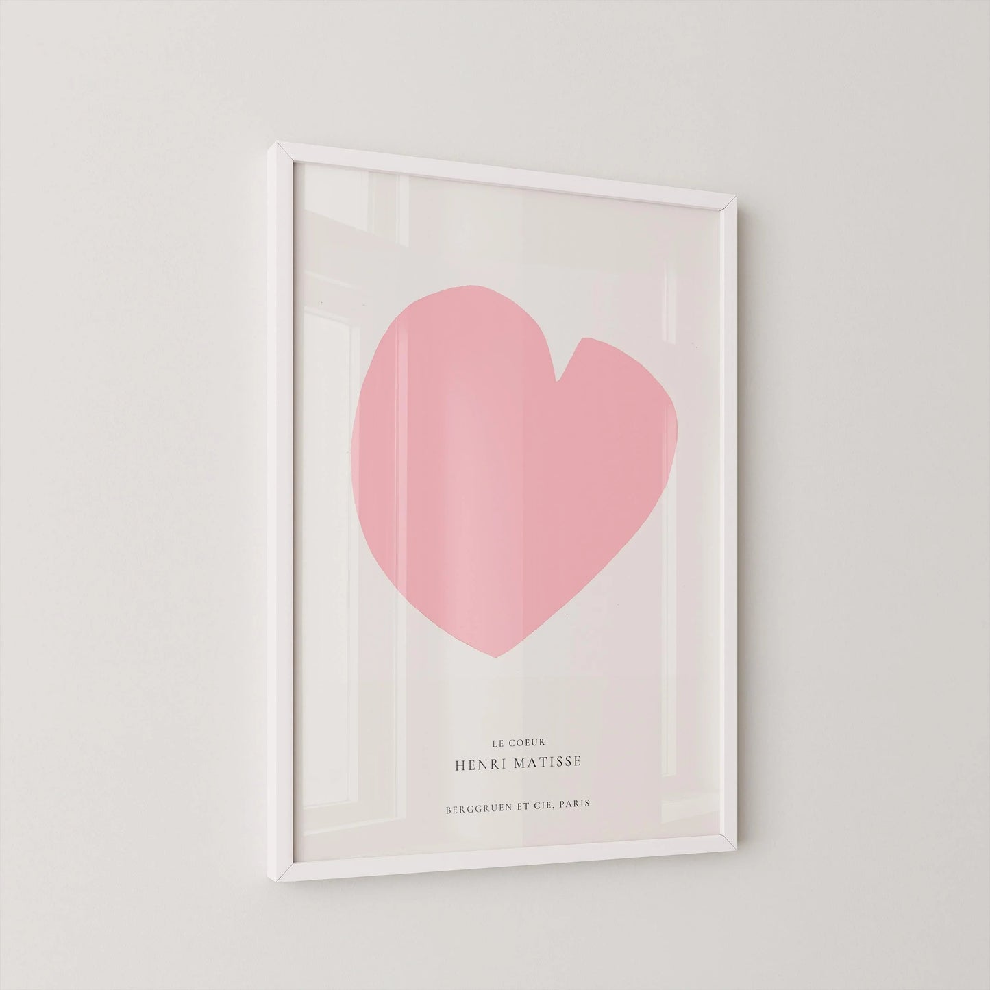 Henri Matisse 'The Heart' Giclee Art Print: Mid-Century Modern Pink