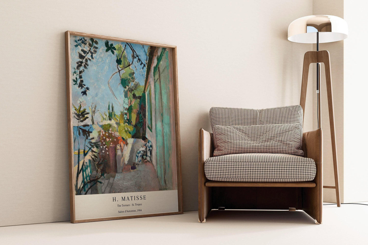 Henri Matisse - The Terrace St. Tropez | Famous Painting (available handframed or unframed)
