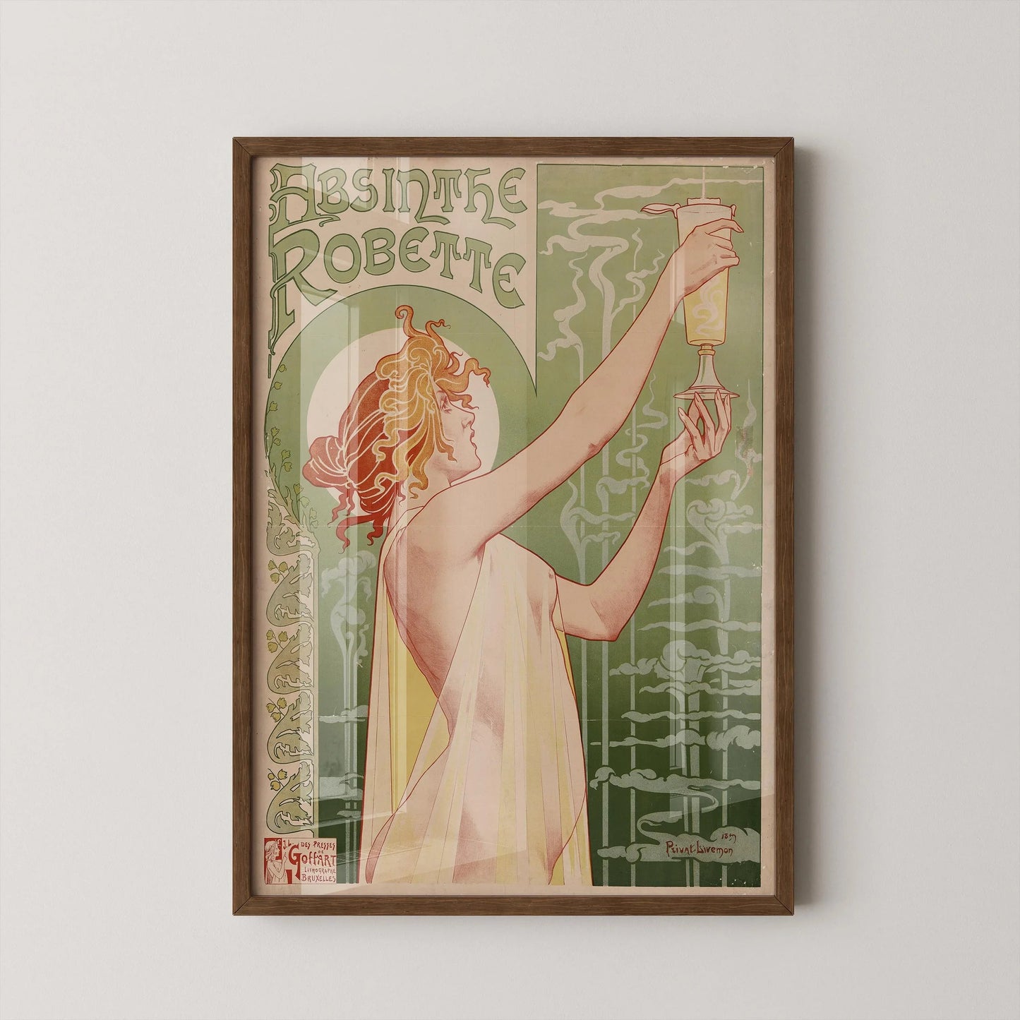 Absinthe Robette Poster: Vintage Art Nouveau Print, Henri Privat-Livemont
