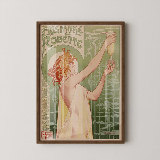 Absinthe Robette Poster: Vintage Art Nouveau Print, Henri Privat-Livemont
