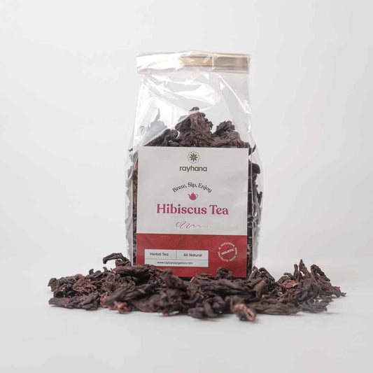 Fleurs d'hibiscus pour thé - Tisane séchée entière par Rayhana