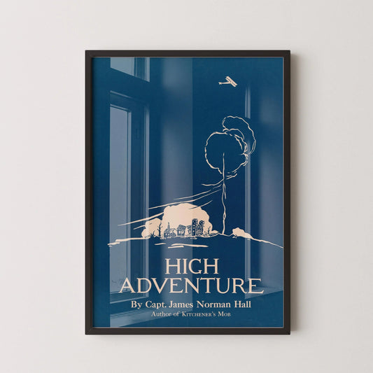 Edward Penfield - High Adventure Print: Minimalist Vintage Book Cover