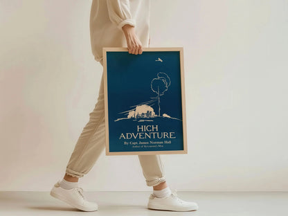 Edward Penfield - High Adventure Print: Minimalist Vintage Book Cover