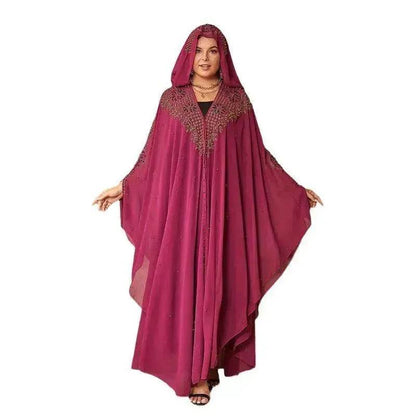 High-definition Arab  Shawl Hooded Cloak