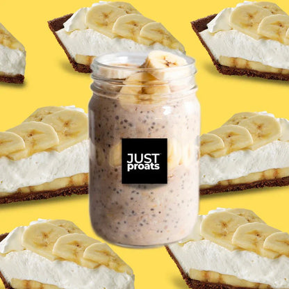 High Protein Oatmeal - Banana Cream Pie