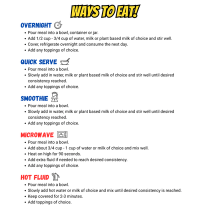 High Protein Oatmeal Box of 7