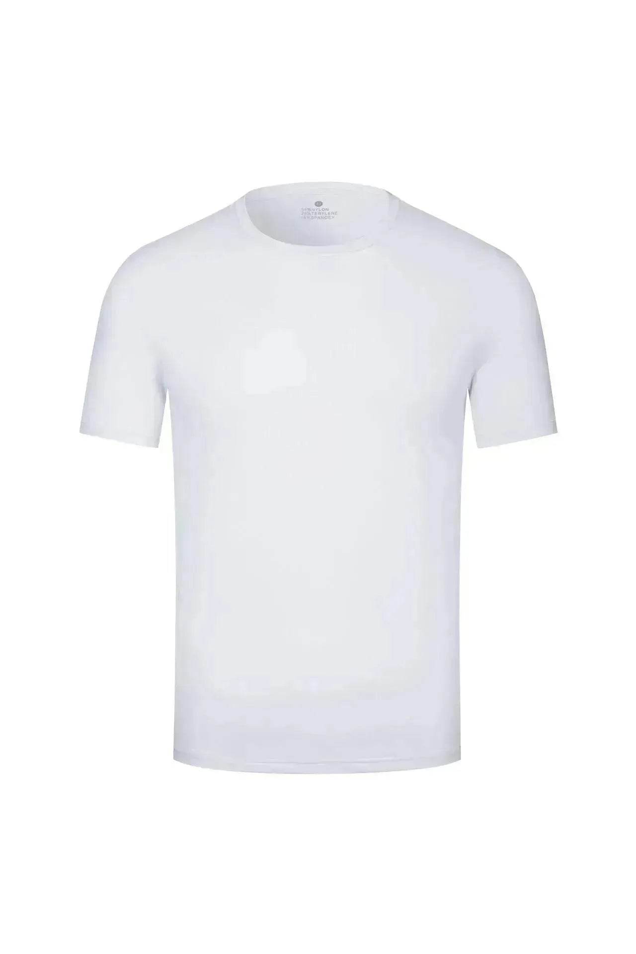 T-shirt de course pour hommes et femmes en spandex de haute qualité, t-shirt de fitness, t-shirt d'entraînement