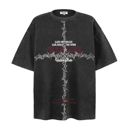 High Street Cross Casual Short Sleeve