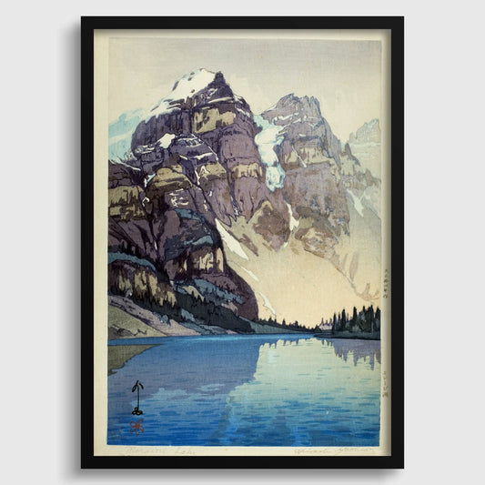 Hiroshi Yoshida Lac Moraine Impression Giclée : Estampe Japonaise Ancienne