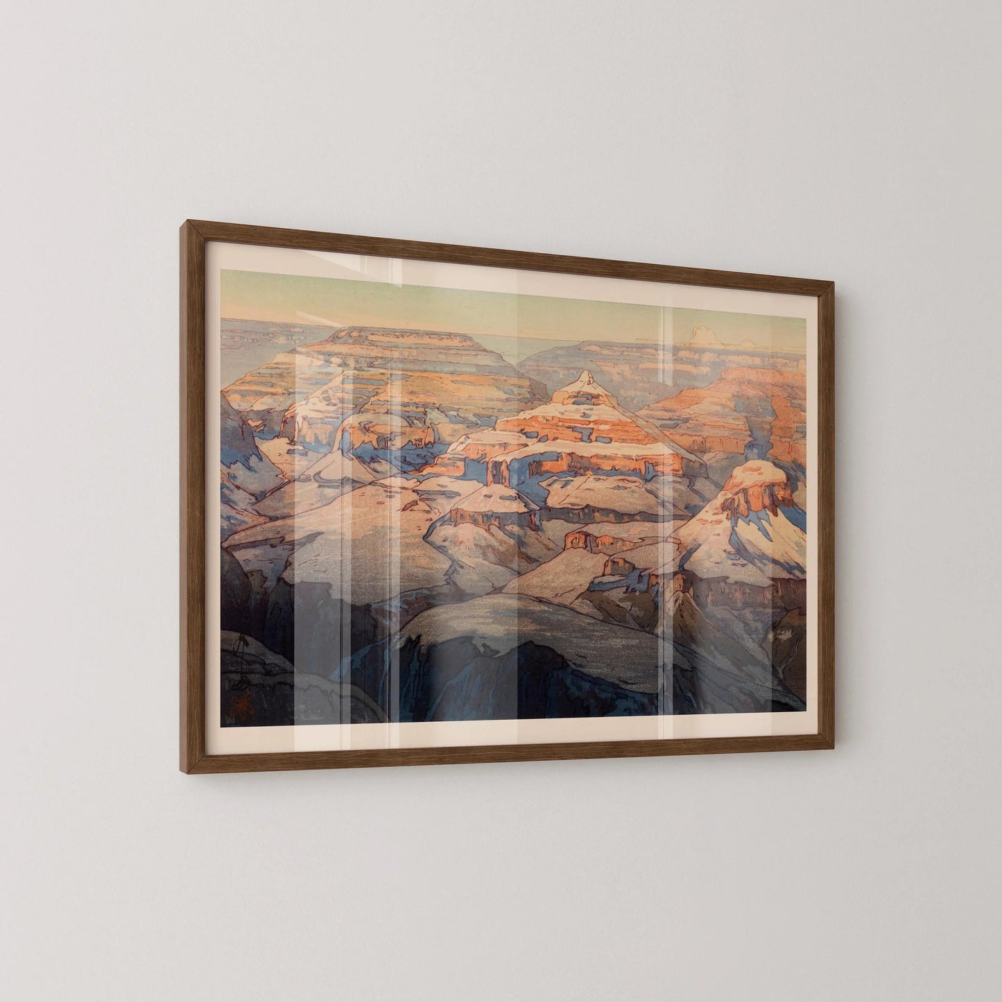 Hiroshi Yoshida - The Grand Canyon Giclee Print: Vintage Japanese Woodblock Art