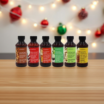 Holiday Bakery Emulsion Variety Pack - 6 x 4 oz. - Bakery Emulsions - Canadian Distribution - Ships Free Within Canada on Orders Above CAD $199