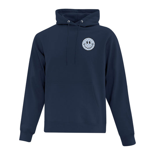 Sweat à capuche brodé Smiley