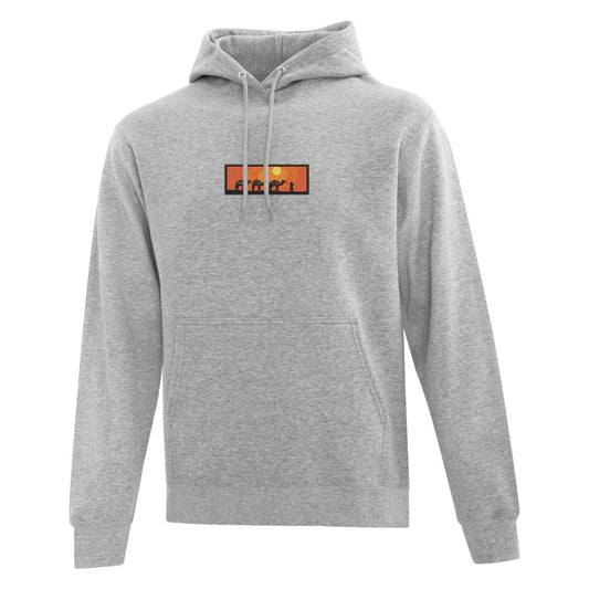 Sweat à capuche Désert brodé
