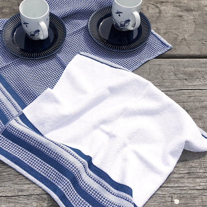 Luxury Terry Houndstooth: Bath Or Kitchen Towels