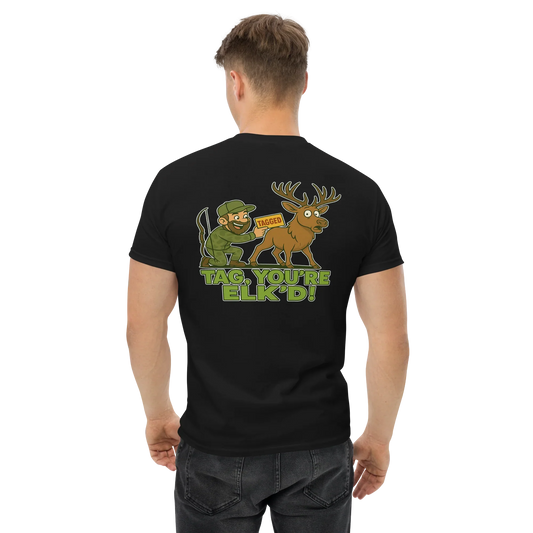 T-shirt Humor de chasse « Tu t'es fait élanner »