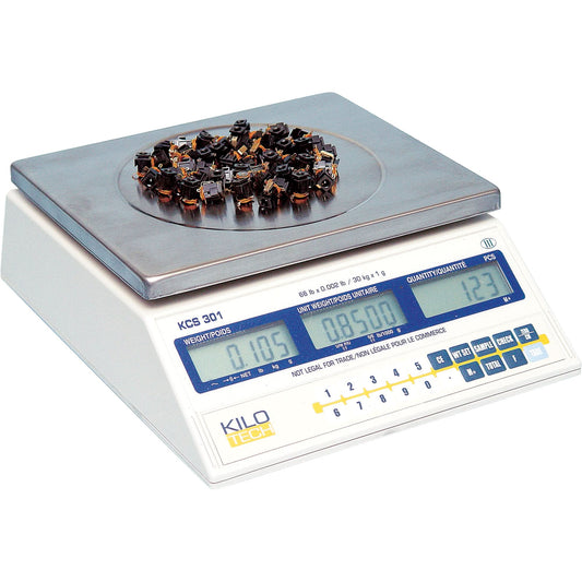 Digital Counting Scales, 33 lbs. / 15 kg Cap., 0.001 lbs. Graduations