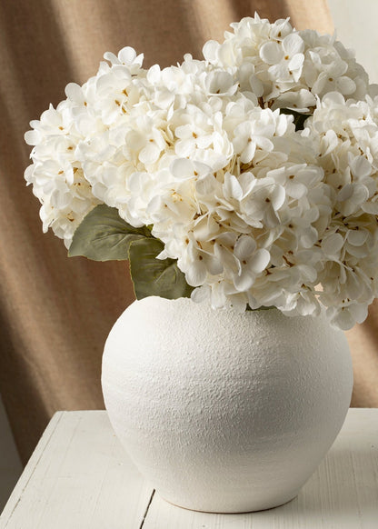 Tige de fleur d'hortensia – Blanche