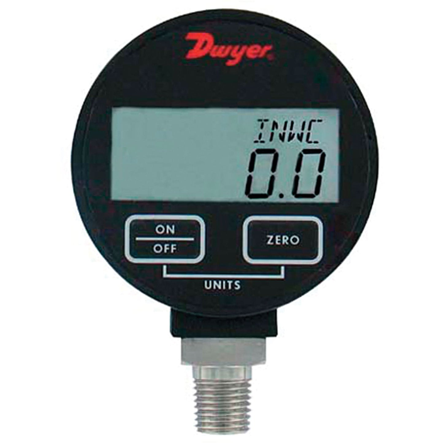 Pressure Gauge, 2-31/50" , 200 psi, Bottom Mount, Digital