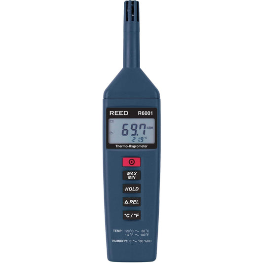 Thermo-Hygrometer, 0% - 100% RH, -4° - 140° F ( -20° - 60°C )