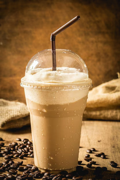 Cappuccino (Iced Capp, Cappuccino Glacé, Café Glacé) Mélange 4 en 1 pour Bubble Tea / Latté et Frappé - Livraison Gratuite au Canada pour les Commandes Supérieures à 199 CAD