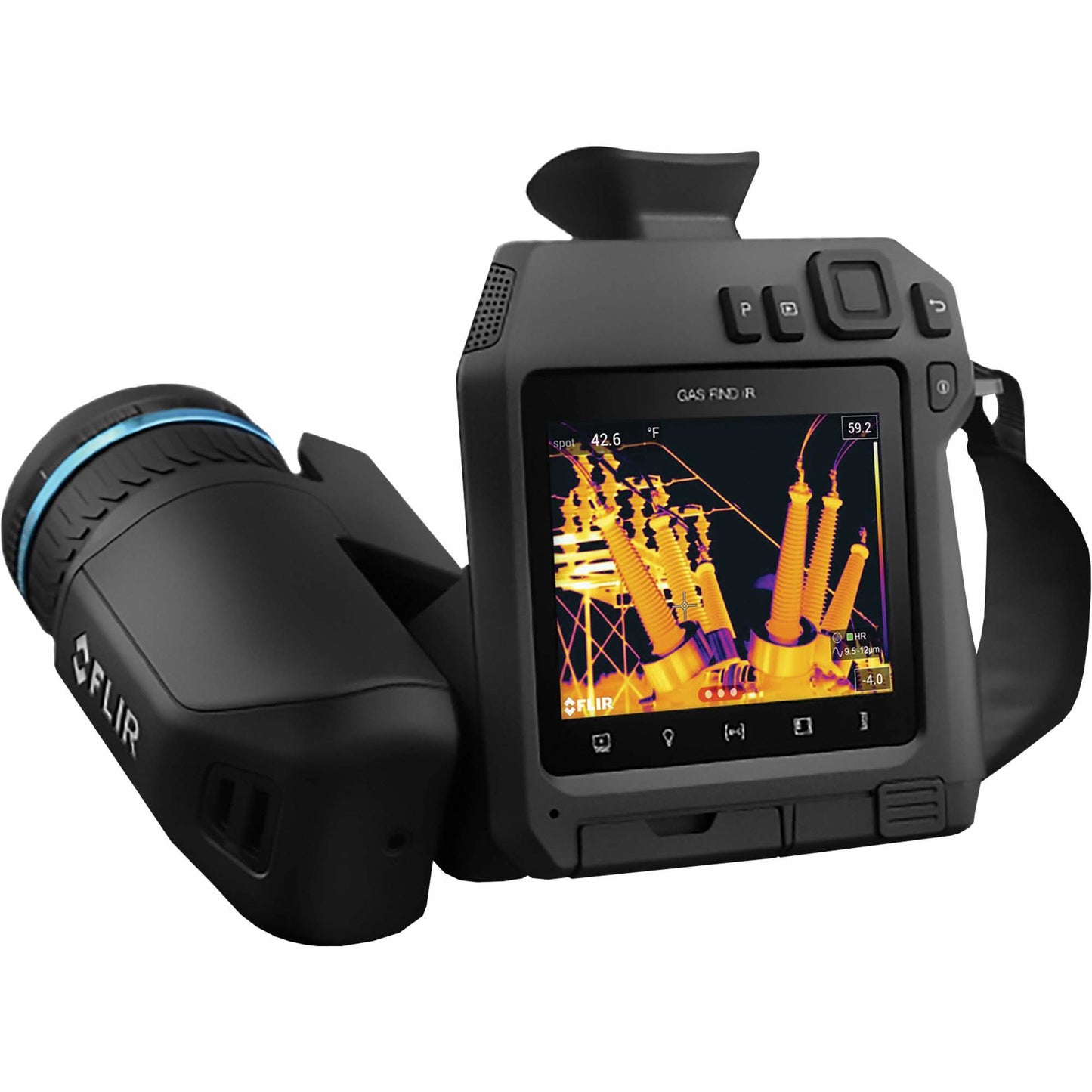 GF77 Gas Find IR with 25° LR,  6° LR & 25° HR Lens, 320 x 240 pixels, 25 mK/40 mk