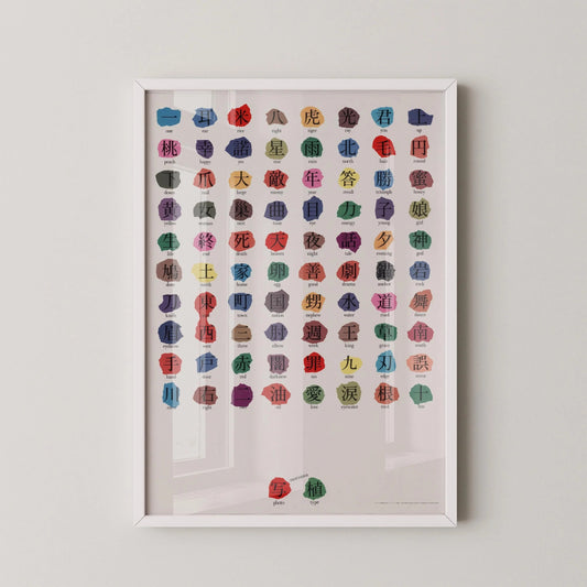 Ikko Tanaka - Morisawa Photosetting Giclee Print: Japanese Typography Art