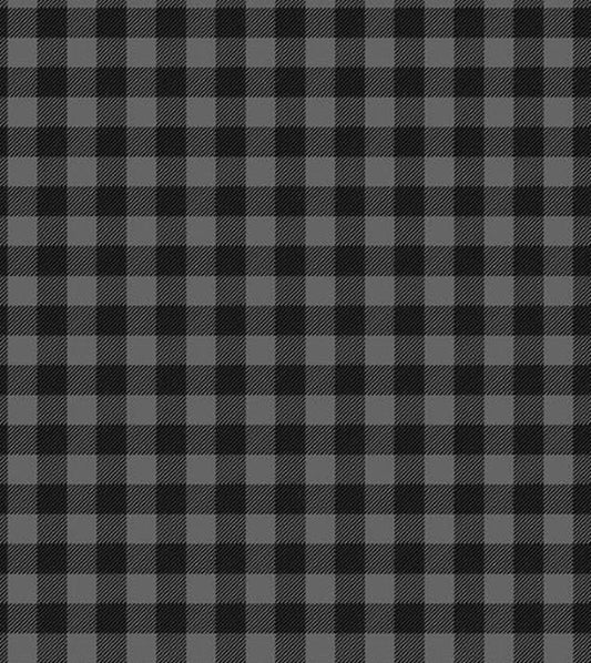Wilmington Prints' Essentials - Buffalo Check - Gray/Black
