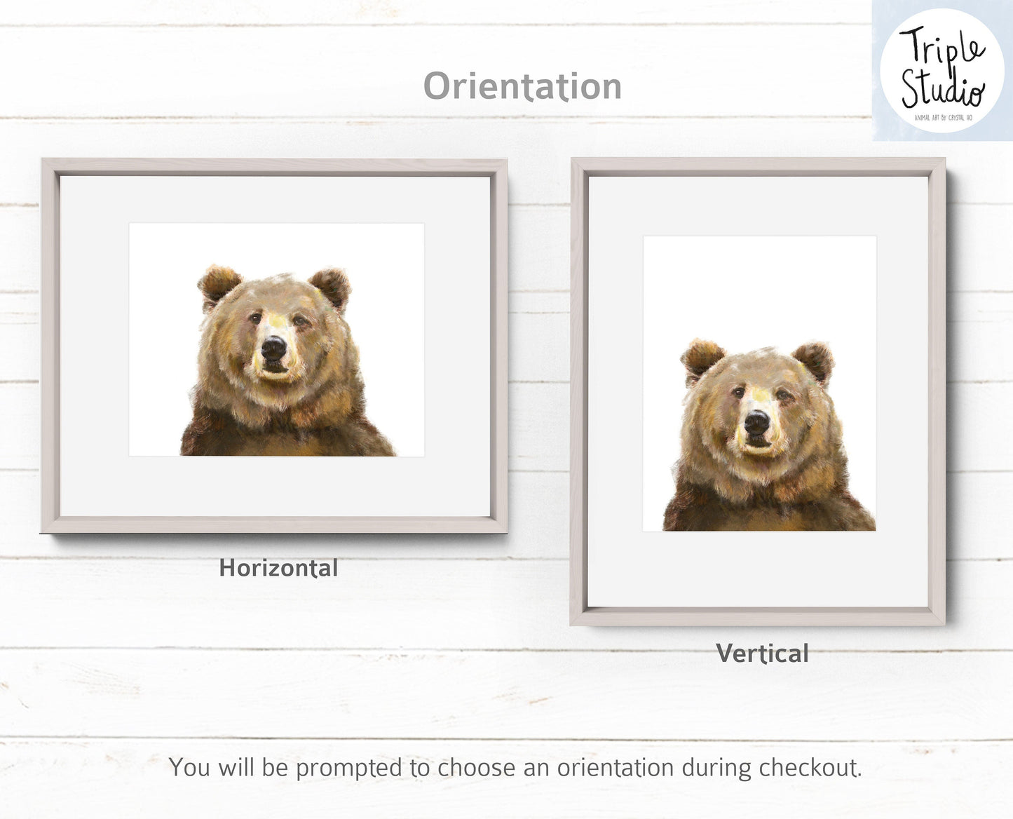 Grizzly Bear Art Print