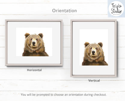 Grizzly Bear Art Print