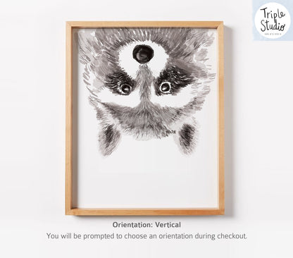 Raccoon Art Print